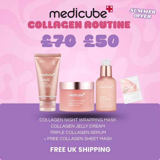 Medicube Collagen Glass Skin Bundle + Free Sheet Mask