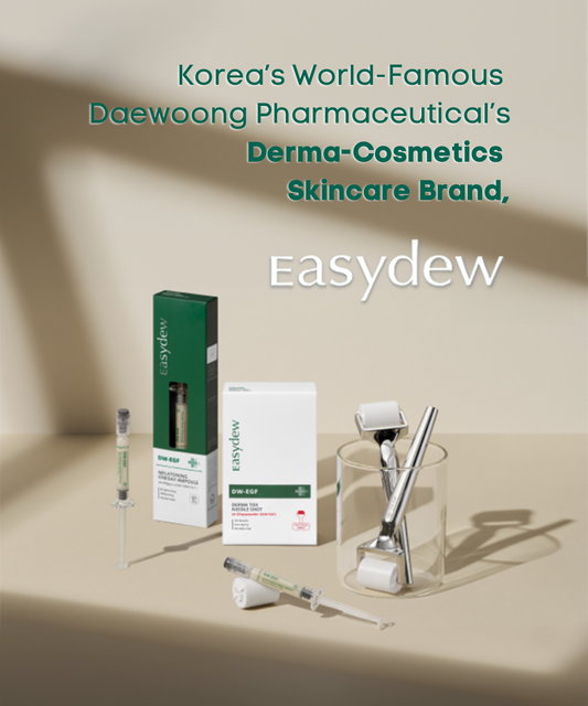 EASYDEW DERMA ROLLER SET - DW-EGF Derma Tox Needle Shot 40mg*2ea + Derma Roller + Ampoule