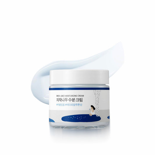 ROUND LAB Birch Juice Moisturizing Cream 80ml hydrating and nourishing cream for soft and smooth skin