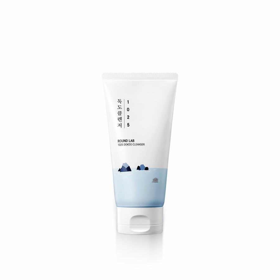 Round Lab 1025 Dokdo Cleanser 150ml for gentle cleansing, removing impurities, and soothing sensitive skin