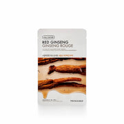 THE FACE SHOP Real Nature Face Mask with Red Ginseng Extract for revitalizing, nourishing, and firming tired or dull skin