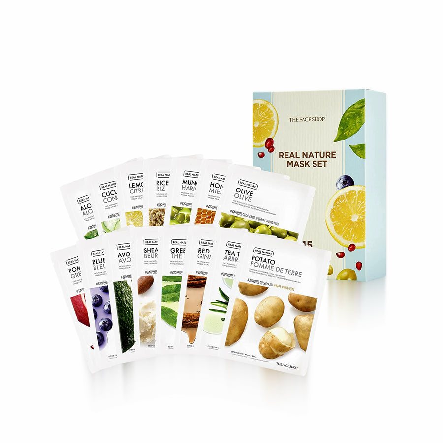 ChatGPT said:

THE FACE SHOP Real Nature Face Mask with Shea Butter Extract for deep hydration, soothing dry skin, and nourishing a soft, smooth complexion
