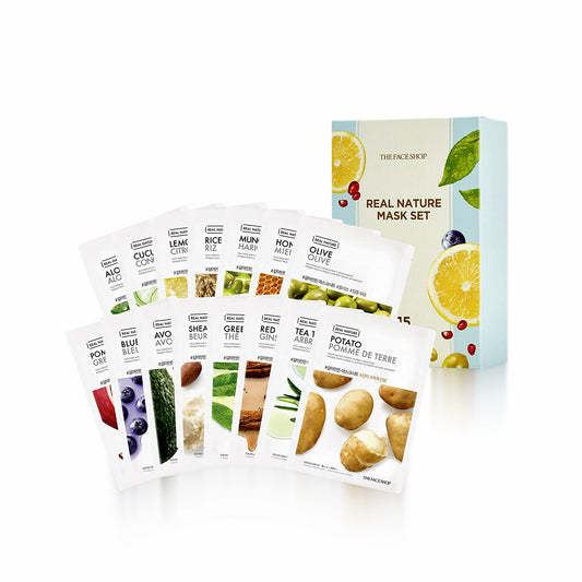 ChatGPT said:

THE FACE SHOP Real Nature Face Mask with Shea Butter Extract for deep hydration, soothing dry skin, and nourishing a soft, smooth complexion