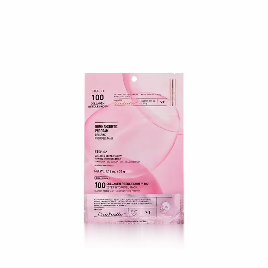 VT Collagen Reedle Shot 100 2-Step Hydrogel Mask hydrating and firming sheet mask for smooth and nourished skin