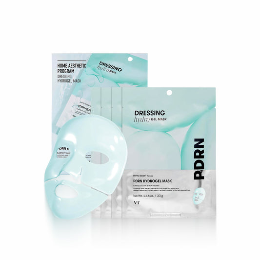 VT PDRN DRN Dressing Hydrogel Mask 33g hydrating and soothing sheet mask for smooth and nourished skin