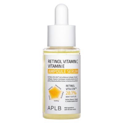 APLB Retinol Vitamin C Vitamin E Ampoule Serum - 40ml