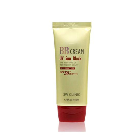 CLINIC 3W - UV Sun Block BB Cream 50ml