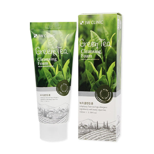 CLINIC 3W - Green tea cleansing foam