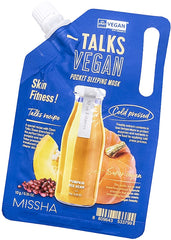 MISSHA- TALKS VEGAN SQUEEZE POCKET SLEEPING MASK (SKIN FITNESS) 10G