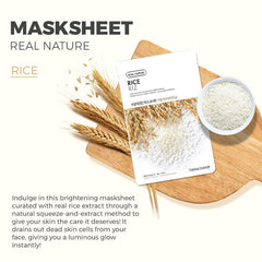 THE FACE SHOP REAL NATURE FACE MASK WITH RICE EXTRACT